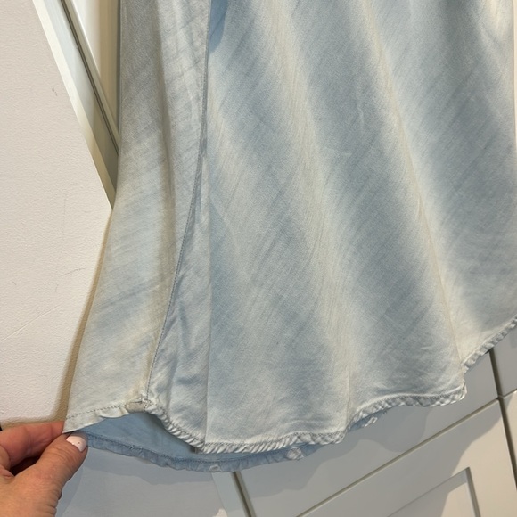 DEX Frayed Edge Tencel Camisole Bleach Wash Top Women size XL - Picture 7 of 15